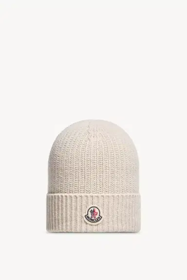 Moncler Tricot Wool Blend Beanie | Thumbnail 2 Moncler Tricot Wool Blend Beanie | Thumbnail 2