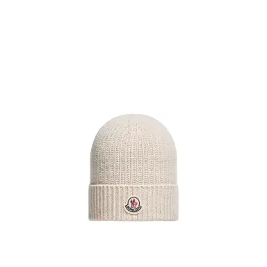 Moncler Tricot Wool Blend Beanie | Thumbnail 1 Moncler Tricot Wool Blend Beanie | Thumbnail 1