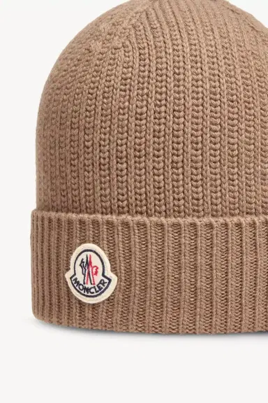 Moncler Tricot Wool Blend Beanie | Thumbnail 4 Moncler Tricot Wool Blend Beanie | Thumbnail 4