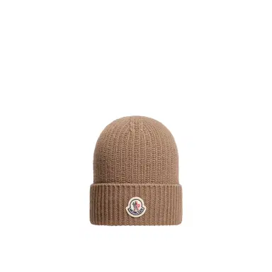 Moncler Tricot Wool Blend Beanie | Thumbnail 1 Moncler Tricot Wool Blend Beanie | Thumbnail 1