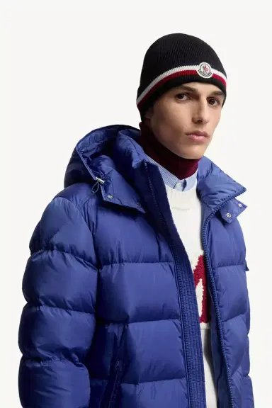 Moncler Tricolor Wool Beanie | Thumbnail 3 Moncler Tricolor Wool Beanie | Thumbnail 3