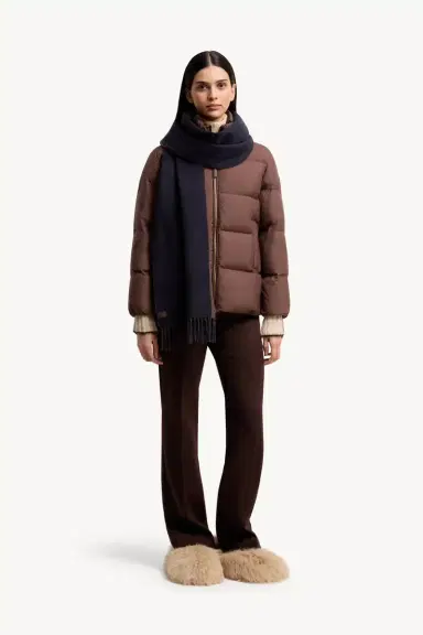 Moncler Wool & Cashmere Blend Scarf | Thumbnail 4 Moncler Wool & Cashmere Blend Scarf | Thumbnail 4