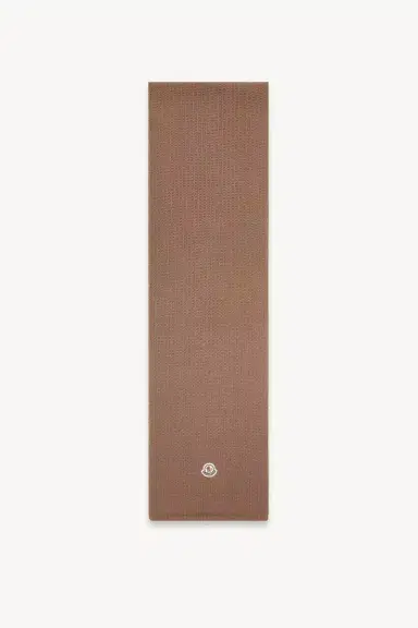 Moncler Wool Blend Logo Scarf | Thumbnail 2 Moncler Wool Blend Logo Scarf | Thumbnail 2
