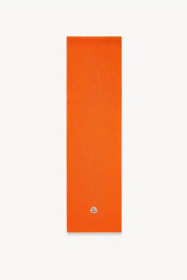 Moncler Wool Blend Logo Scarf | Thumbnail 2 Moncler Wool Blend Logo Scarf | Thumbnail 2