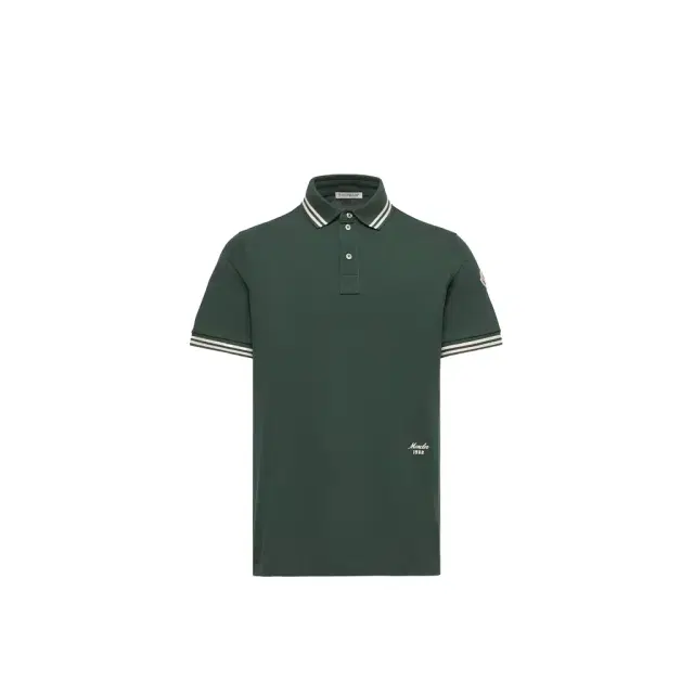 Striped Trim Cotton Piquet Polo Shirt Striped Trim Cotton Piquet Polo Shirt