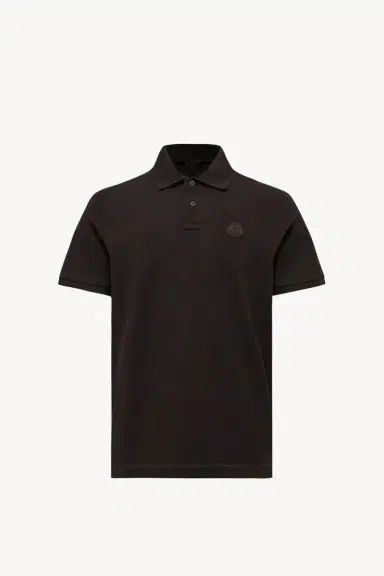 Moncler Logo Cotton Piquet Polo Shirt | Thumbnail 2 Moncler Logo Cotton Piquet Polo Shirt | Thumbnail 2