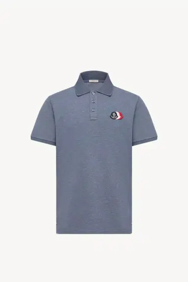 Moncler Cotton Piquet Polo Shirt | Thumbnail 2 Moncler Cotton Piquet Polo Shirt | Thumbnail 2