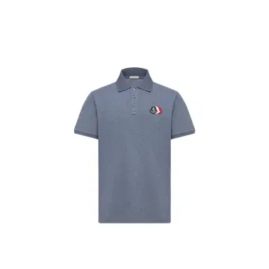 Moncler Cotton Piquet Polo Shirt | Thumbnail 1 Moncler Cotton Piquet Polo Shirt | Thumbnail 1