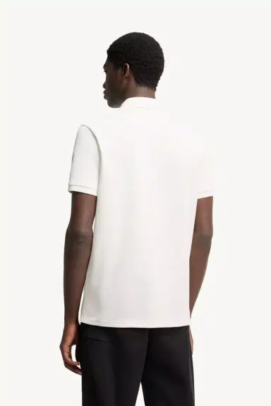 Moncler Logo Cotton Piquet Polo Shirt | Thumbnail 5 Moncler Logo Cotton Piquet Polo Shirt | Thumbnail 5