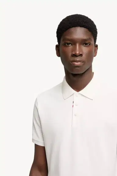 Moncler Logo Cotton Piquet Polo Shirt | Thumbnail 6 Moncler Logo Cotton Piquet Polo Shirt | Thumbnail 6