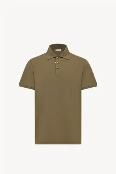 Moncler Logo Cotton Piquet Polo Shirt | Thumbnail 2 Moncler Logo Cotton Piquet Polo Shirt | Thumbnail 2