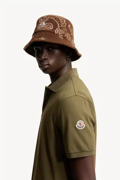 Moncler Logo Cotton Piquet Polo Shirt | Thumbnail 4 Moncler Logo Cotton Piquet Polo Shirt | Thumbnail 4