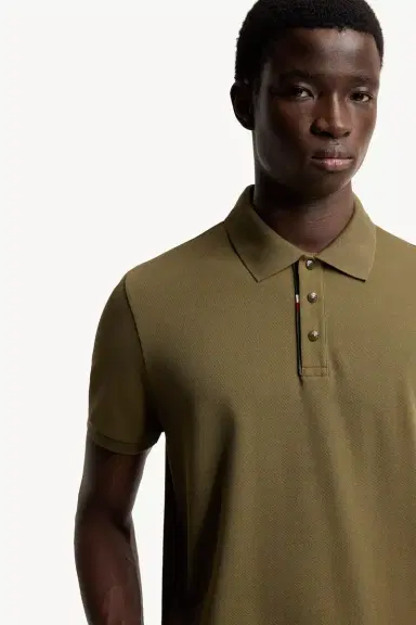 Moncler Logo Cotton Piquet Polo Shirt | Thumbnail 7 Moncler Logo Cotton Piquet Polo Shirt | Thumbnail 7