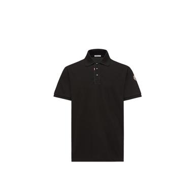 Moncler Logo Cotton Piquet Polo Shirt | Thumbnail 1 Moncler Logo Cotton Piquet Polo Shirt | Thumbnail 1