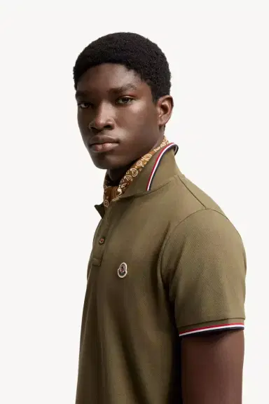 Moncler Tricolor-trimmed Cotton Piquet Polo Shirt | Thumbnail 4 Moncler Tricolor-trimmed Cotton Piquet Polo Shirt | Thumbnail 4