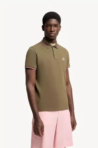 Moncler Tricolor-trimmed Cotton Piquet Polo Shirt | Thumbnail 5 Moncler Tricolor-trimmed Cotton Piquet Polo Shirt | Thumbnail 5