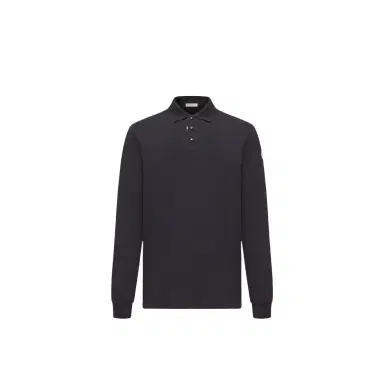 Moncler Logo Cotton Piquet Polo Shirt | Thumbnail 1 Moncler Logo Cotton Piquet Polo Shirt | Thumbnail 1