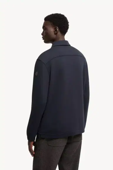 Moncler Cotton Long Sleeve Polo Shirt | Thumbnail 6 Moncler Cotton Long Sleeve Polo Shirt | Thumbnail 6