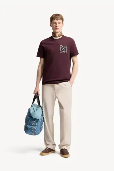 Moncler Cotton Jersey Monogram T-shirt | Thumbnail 3 Moncler Cotton Jersey Monogram T-shirt | Thumbnail 3