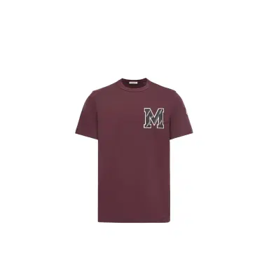 Moncler Cotton Jersey Monogram T-shirt | Thumbnail 1 Moncler Cotton Jersey Monogram T-shirt | Thumbnail 1