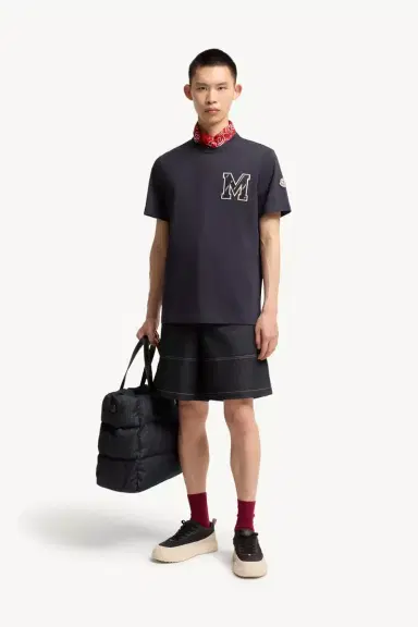 Moncler Cotton Jersey Monogram T-shirt | Thumbnail 3 Moncler Cotton Jersey Monogram T-shirt | Thumbnail 3