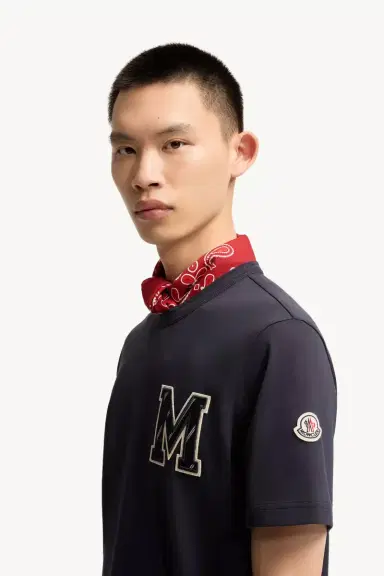 Moncler Cotton Jersey Monogram T-shirt | Thumbnail 4 Moncler Cotton Jersey Monogram T-shirt | Thumbnail 4