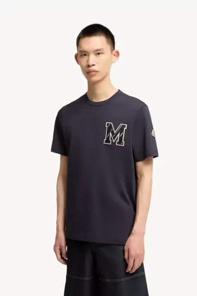 Moncler Cotton Jersey Monogram T-shirt | Thumbnail 5 Moncler Cotton Jersey Monogram T-shirt | Thumbnail 5