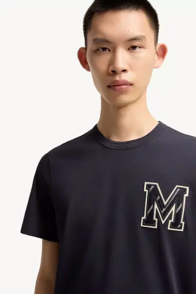 Moncler Cotton Jersey Monogram T-shirt | Thumbnail 7 Moncler Cotton Jersey Monogram T-shirt | Thumbnail 7