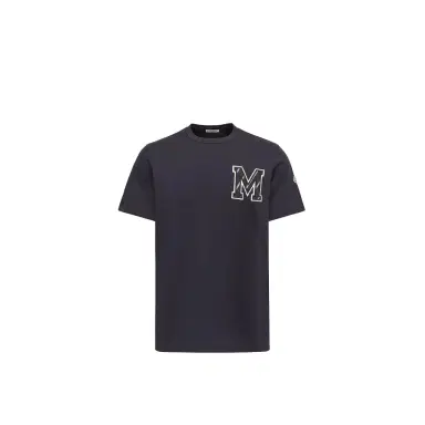 Moncler Cotton Jersey Monogram T-shirt | Thumbnail 1 Moncler Cotton Jersey Monogram T-shirt | Thumbnail 1