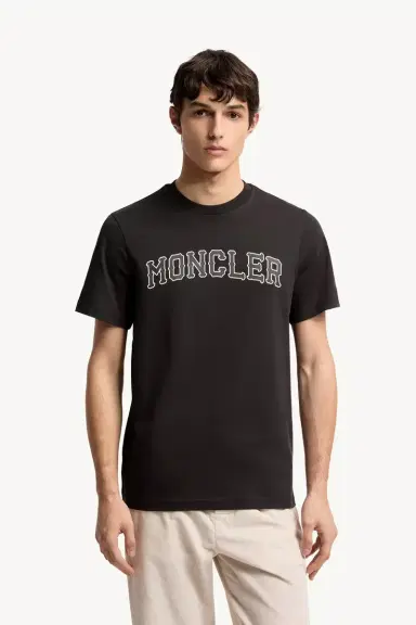 Moncler Logo Cotton T-shirt | Thumbnail 5 Moncler Logo Cotton T-shirt | Thumbnail 5