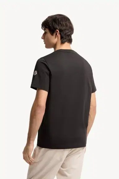 Moncler Logo Cotton T-shirt | Thumbnail 6 Moncler Logo Cotton T-shirt | Thumbnail 6