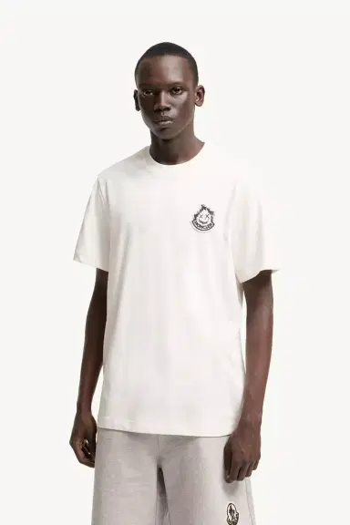 Moncler Logo Cotton T-shirt | Thumbnail 4 Moncler Logo Cotton T-shirt | Thumbnail 4