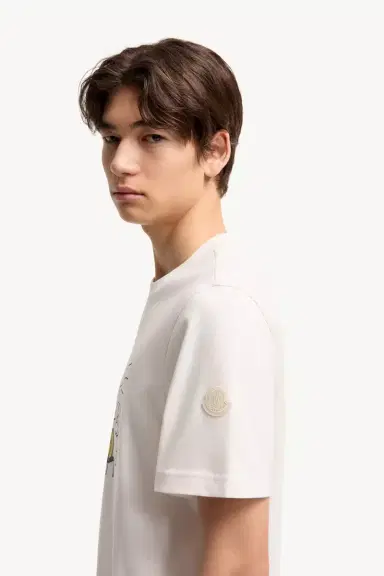 Moncler Monduck Cotton T-shirt | Thumbnail 4 Moncler Monduck Cotton T-shirt | Thumbnail 4