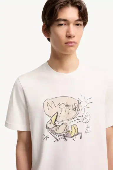 Moncler Monduck Cotton T-shirt | Thumbnail 7 Moncler Monduck Cotton T-shirt | Thumbnail 7