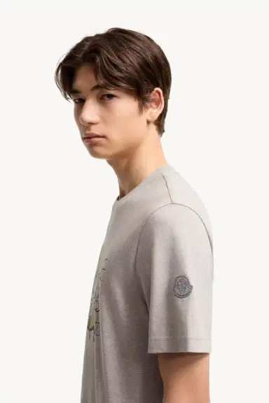 Moncler Monduck Cotton T-shirt | Thumbnail 4 Moncler Monduck Cotton T-shirt | Thumbnail 4