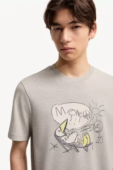 Moncler Monduck Cotton T-shirt | Thumbnail 7 Moncler Monduck Cotton T-shirt | Thumbnail 7