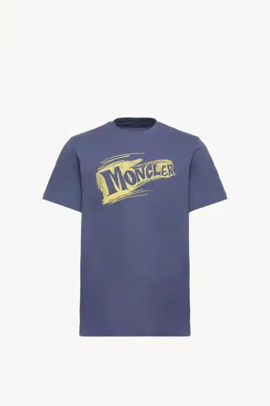 Moncler Sketch Logo Cotton T-shirt | Thumbnail 2 Moncler Sketch Logo Cotton T-shirt | Thumbnail 2