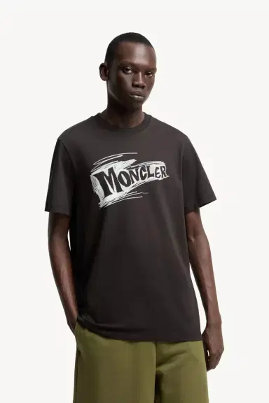 Moncler Sketch Logo Cotton T-shirt | Thumbnail 5 Moncler Sketch Logo Cotton T-shirt | Thumbnail 5