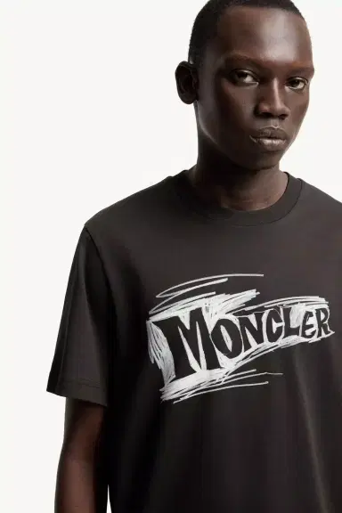 Moncler Sketch Logo Cotton T-shirt | Thumbnail 7 Moncler Sketch Logo Cotton T-shirt | Thumbnail 7