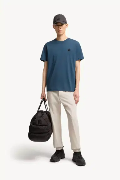 Moncler Logo Cotton T-shirt | Thumbnail 3 Moncler Logo Cotton T-shirt | Thumbnail 3