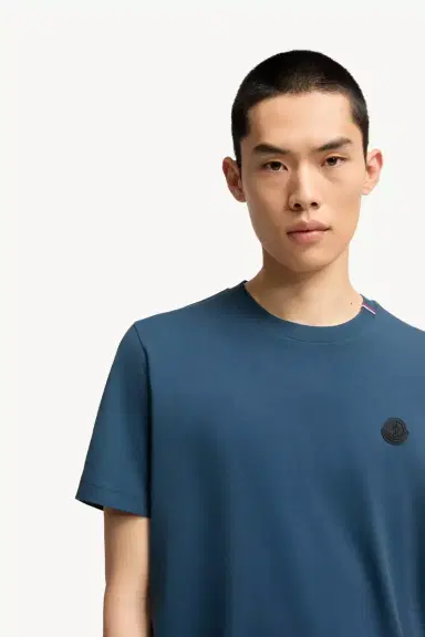 Moncler Logo Cotton T-shirt | Thumbnail 7 Moncler Logo Cotton T-shirt | Thumbnail 7