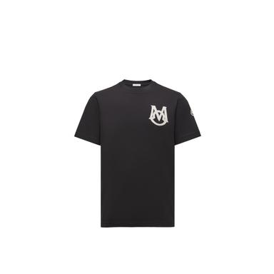 Moncler Monogram Cotton T-shirt | Thumbnail 1 Moncler Monogram Cotton T-shirt | Thumbnail 1