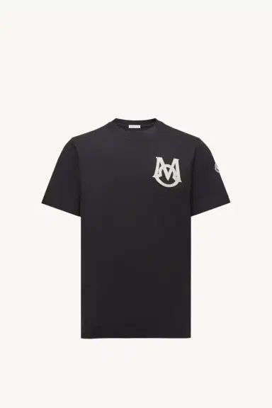 Moncler Monogram Cotton T-shirt | Thumbnail 2 Moncler Monogram Cotton T-shirt | Thumbnail 2