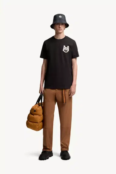 Moncler Monogram Cotton T-shirt | Thumbnail 3 Moncler Monogram Cotton T-shirt | Thumbnail 3