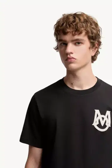 Moncler Monogram Cotton T-shirt | Thumbnail 7 Moncler Monogram Cotton T-shirt | Thumbnail 7