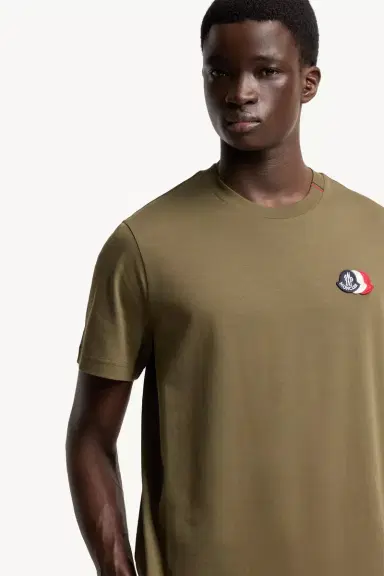 Moncler Logo Cotton T-shirt | Thumbnail 7 Moncler Logo Cotton T-shirt | Thumbnail 7