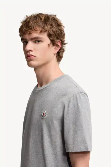 Moncler Logo Patch Cotton T-shirt (pack Of Three) | Thumbnail 4 Moncler Logo Patch Cotton T-shirt (pack Of Three) | Thumbnail 4