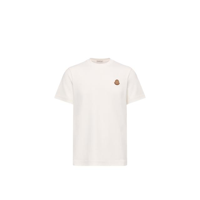 Double Leather Logo Cotton T-shirt Double Leather Logo Cotton T-shirt