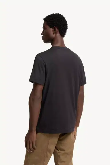Moncler Double Leather Logo Cotton T-shirt | Thumbnail 5 Moncler Double Leather Logo Cotton T-shirt | Thumbnail 5