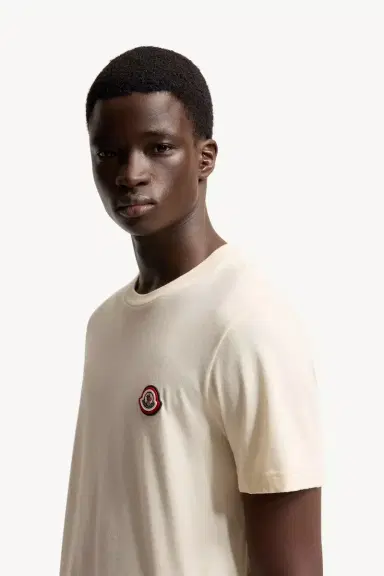 Moncler Logo Cotton Jersey T-shirt | Thumbnail 4 Moncler Logo Cotton Jersey T-shirt | Thumbnail 4